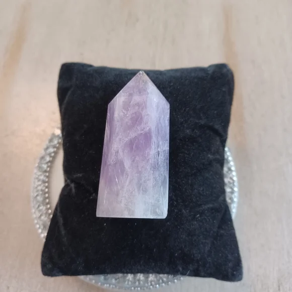 Purple Fluorite Crystal Point Tower - Picture 2 of 12